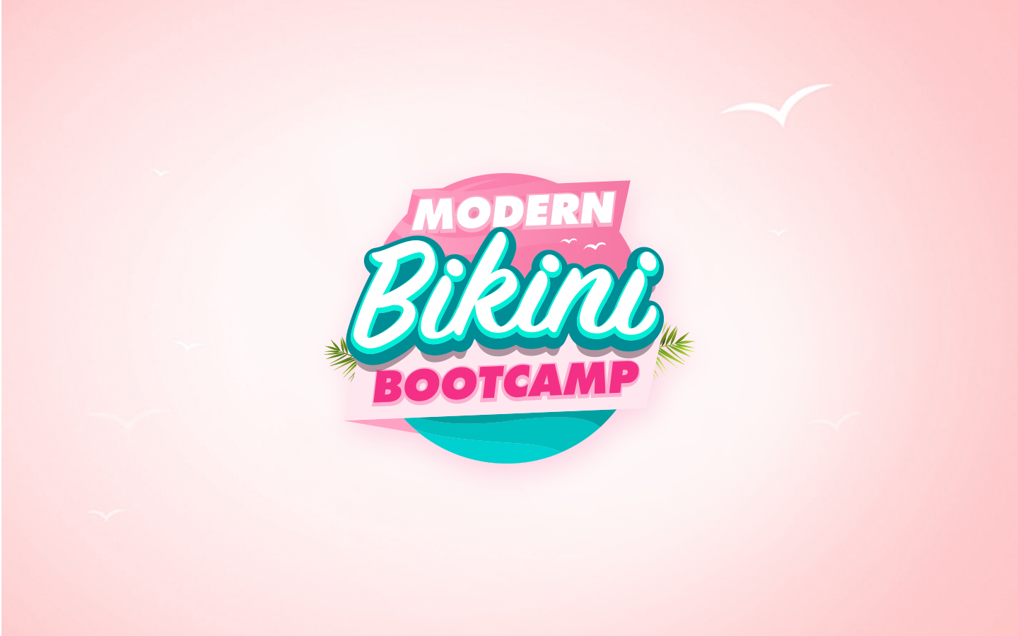 ModernBikini Bootcamp Logo with Pink Background